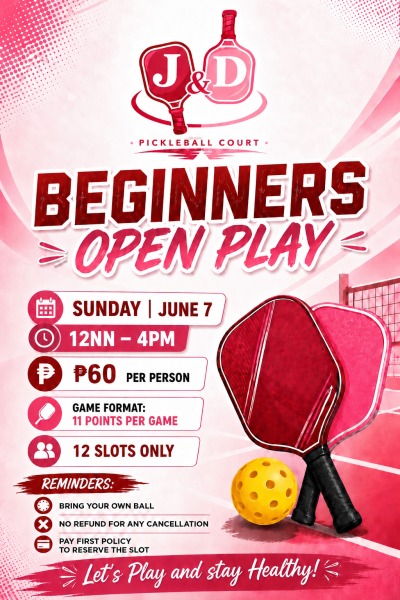 June 7 | Beginners ~ Open Play  - Open Play